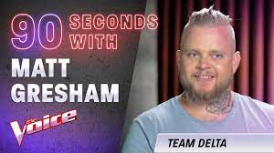 It happens to everyone, but specially to men. The Blind Auditions 90 Seconds With Matt Gresham The Voice Australia 2020 Youtube
