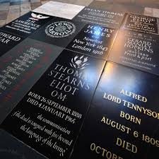 Westminster Abbey On Instagram These Are Some Of The Memorial And Burial Stones In Poets Corner Who S Your Favourite Pictured Are Lord Byron Dylan Thomas