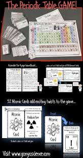 The Periodic Table Game Distance Learning Table Games Periodic Table Teaching Chemistry