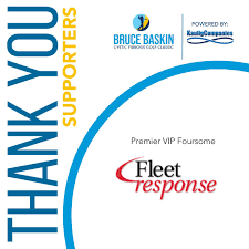 We want to thank Fleet Response, for being a 2025 Premier VIP foursome for  the Bruce Baskin Cystic Fibrosis Golf Classic. If you are interested in  becoming a sponsor for this event,