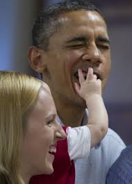 Mom 'Mortified,' Obama Amused When Baby Grabbed President's Mouth