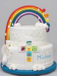 Regenbogen Rainbow Torte Cake First Communion Erstkommunion Kommunion Torte Torten Zur Erstkommunion Torte Konfirmation