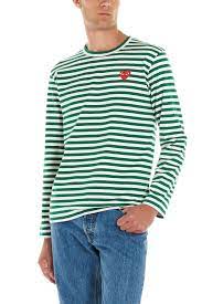 Comme Des Garcons Play Striped T Shirt Available On Www Julian Fashion Com 151484 Hk