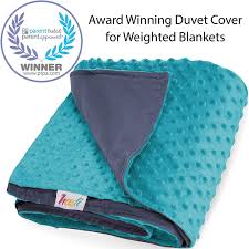 Our duvet covers have one layer only, unlike comforters, which are doubled. Amazon Com Duvet Cover For Weighted Blanket 48 X 72 Cooling Bamboo And Soft Minky Dot Removable D Weighted Blanket Weighted Blanket For Kids Duvet Covers