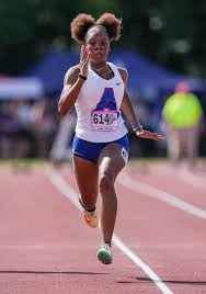 High school girls state track meet: Adams' Angel Thomas finishes 4th