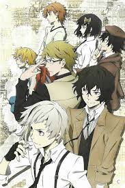 Amazon.com : Hofarkows Bungo Stray Dogs Poster Japanese Manga Metal Tin  Sign for Wall Decorative Metal Poster 8x12 Inch : Home & Kitchen