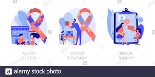 Blue is the color … Autism Spectrum Disorder Vector Concept Metaphors Stock Vector Image Art Alamy
