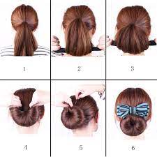 Black Color Foam Sponge French Twist Hairstyle Tool Hairstyle Must Haves Hair Bun Maker Chignon Hair Braided Ponytail Hairstyles