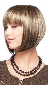 Short Bob Chin Length With Fringe Bangs Chin Length Hair Bob Hairstyles For Fine Hair Short Hair Styles