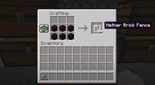 Our fence looks brand new! How To Make Nether Brick Fence Minecraft Recipe