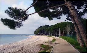 Denne ejendom ved stranden tilbyder adgang til balkon, gratis privat parkering og gratis wifi. Fazana Blick Aufs Meer Aus Dem Bivillage Istrien Kroatien Fazana Bivillage Istrien Kroatien Fotos