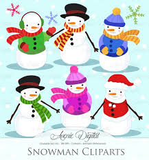See more ideas about snowman, christmas snowman, snowman quotes. Christmas Snowman Clipart Scrapbook Printables Holiday Clip Etsy
