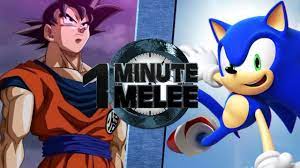 I decided to do this when i realise that both franchises had certain similarities. Goku Vs Sonic Dragon Ball Z Vs Sonic The Hedgehog One Minute Melee Wiki Fandom