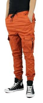 Black And Orange Cargo Pants Mens Cargo Joggers Mens Jogger Pants Jogger Pants Joggers Track Pants