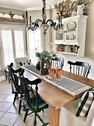 Black And White Farmhouse Table Runner Easy Summer Syling Tour 3 Simple Ways To Add A Touch Of Summer To Your Home Bless This Nest Farmhouse Kitchen Tables Farmhouse Dining Dining Room Table Runner