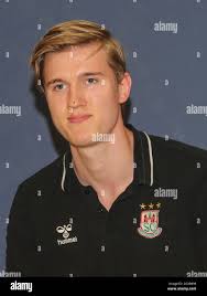 Swedish Handball Goalkeeper Tobias Thulin SC Magdeburg HBL Liqui Moly  Handball Bundesliga Season 2020-21 Stock Photo