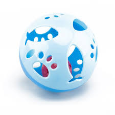 Large Cat Plastic Ball Toy With Bell Inside With Shape Of Fish And Paws On The Ball Very Kind Of Yo Best Interactive Cat Toys Cat Toys Interactive Cat Toys