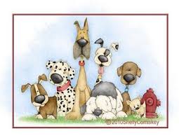 Puppies Whimsical Art Cute Drawings Dog Art