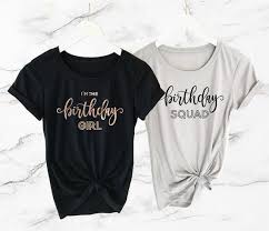 Boyfriend Birthday Squad Shirts For Friends Birthday Shirts For Women Are A Great Gift For Your Friend On Her Upcoming Birthday Bash Give It To Your 50th Birthday Shirts Birthday Shirts Fabulous Shirts