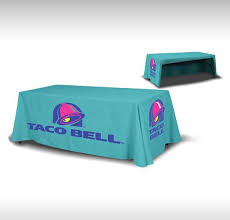 Our Standard Table Cover Is A Great Table Topper For Trade Shows Exhibitions And Any Presentations Custom Size In 2020 Custom Table Cloth Custom Table Table Throw