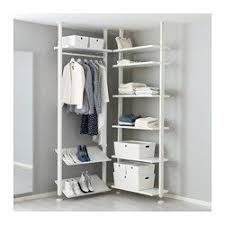Ikea Elvarli 2 Section Shelving Unit You Can Always Adapt Or Complete This Open Storage Solution As Needed Maybe The Combinati Shelving Unit Shelving Ikea
