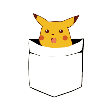 Surprise Pocket Sticker By Pa3ck White 3 X3 Pocket Stickers Pikachu Tshirt Logo