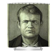 Butch Cassidy Shower Curtain by James W Johnson