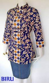 Model baju batik wanita untuk kerja kantoran. Model Baju Batik Kantor Wanita Zommi