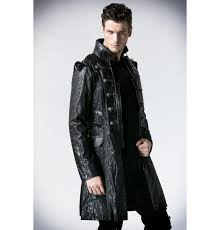 Manteau steampunk homme avec capuche long vintage gothique trench coat manche longues retro pas cher a la. Manteau Homme Cuir Long Manteau Cuir Maxi 7 8 Homme Agneau Noir ModçŒ«le Richard