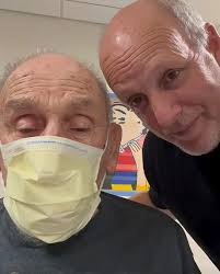 Father suffering from pain at 93