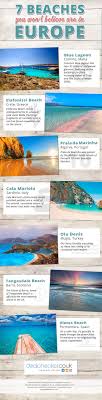 7 Beaches You Won T Believe Are In Europe Infographic Travel Travel Infographic Places To Travel Europe Travel