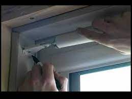 Screen door closers are typically installed on bottom, but can be installed on top if desired, although wind chain could be in the way. How To Install A Storm Door How To Install A Storm Door Closer Installation Youtube
