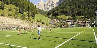 Browse 187 fußballplatz stock photos and images available, or start a new search to explore more stock photos and images. Football Field Soccer Val Gardena The Holiday Valley Of The Dolomites