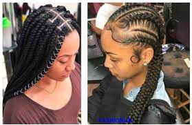 Pack of braided afro and braided afro v2. 21 Chic Afro Box Braids Hairstyles 2019 With Accessories That Attract Beauty Fashionuki