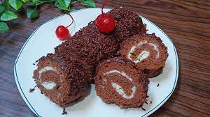 3 buah telur, 6 sendok makan terigu (segitiga biru), 9 sendok makan gula pasir, 1/2 sendok baking powder, 6 sendok mentega cair/ minyak, sejumput garam, pasta pandan (sesuai selera). Bolu Gulung Chocolatos Satu Telur Tanpa Mixer Youtube
