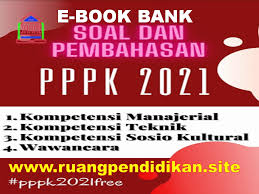 E Book Bank Soal Pppk Guru Tahun 2021 Ruang Pendidikan