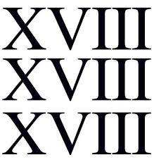Different ways to write numbers for tattoos. Roman Numeral Eighteen Xviii Tattooforaweek Temporary Tattoos Largest Temporary Tattoo Shop Worldwide Tattooforaweek Product Info Letters Tb K13 L4 R1 K2