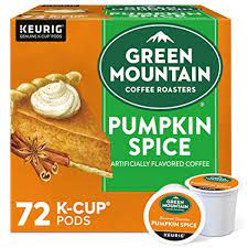 This coffee maker will bring the holiday season to your daily routine. Amazon Com Green Mountain Coffee Roasters Pumpkin Spice Single Serve Keurig K Cup Pods Flavored Light Roast Coffee 72 Count Grocery Gourmet Food