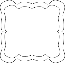 Square Clipart Curvy Coloring Book Frames Transparent Cartoon Jing Fm