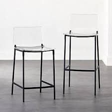 modern counter + bar stools cb2 canada