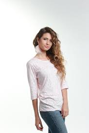 Light Pink Blouse Star Shirt Ladies Loose Cotton Shirts 3 4 Etsy