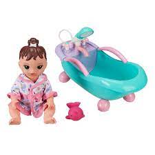 My Sweet Love Soft Baby Doll And Motorized Bathtub Set 3 Pieces Walmart Com