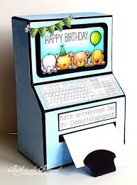 Geldautomat Als Geldgeschenkverpackung Stempeleinmaleins Bloglovin Einmaleins Geschenke Verpackung