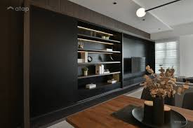 The Black Still New Black Double Storey Semenyih Interior Design Renovation Ideas Photos And Price In Ma Interior Design Terrace Design Living Room Designs