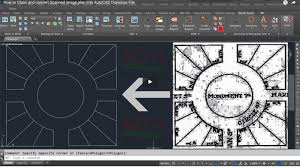 How To Use Autocad Raster Design Software To Clean Transform Any Scanned Image Into Dwg File Autocad Software Design Autocad Drawing