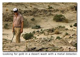 This is my page of information on how to metal detect for gold nuggets. Where To Find Gold Desertusa