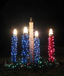 Advent Wreath Exterior Colored Light Installation Christmas Advent Wreath Advent Church Decorations Advent Decorations