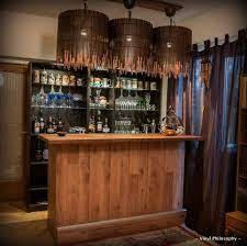 Für ein paar euro eine kleine rustikale bar mit led. Diy Home Bar Built From Billy Bookcases Ikea Hackers Theke Selber Bauen Tresen Hausbar
