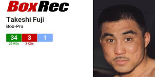 BoxRec: Takeshi Fuji