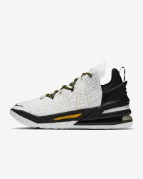 Ship to world, fast shipping! Lebron 18 White Black Gold Basketball Shoe Nike Au